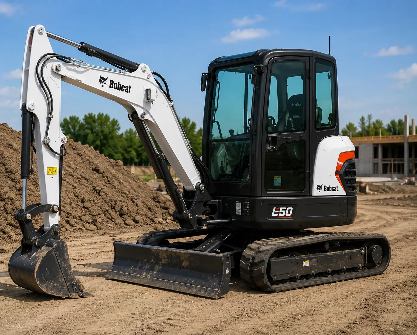 Мини-экскаватор Bobcat E50 в аренду